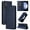 Darkblue, variant on For Samsung Galaxy A24 4G Case, Premium PU Leather Wallet Folio Cover with RFID Blocking Card Holders and Kickstand, Shockproof Full-Body Protective Flip Magnetic Closure Phone Case,Rosegold