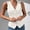 Beige, variant on IUYRTFE Women's V Neck Sleeveless Button Down Vest Top Slim Fit Casual Suit Waistcoat