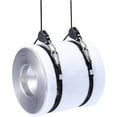 thumbnail image 5 of Opolski 2Pcs Reinforced Metal Internal Gears Pulley Rope Ratchet with Carabiners Heavy Locking Hanger Lifting Lanyard for Tent, 5 of 8