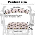 thumbnail image 6 of HELLHERO Dachshund Sunflower Seat Back Covers & Seat and Backrest Covers for Neighborhoods and Indoor Outdoor Removable Waterproof, 6 of 7