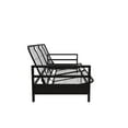 DHP Miles Metal Futon Frame, Black