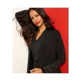 thumbnail image 2 of Roaman's Women's Plus Size Ultrasmooth Fabric Long Sleeve Cardigan, 2 of 6