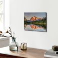 thumbnail image 5 of Sunrise Sunset Mountains Landscape Forest Living Room Wall Art Picture Print Photo Tropical Woodland Painting Artwork Home Bedroom Decor 12x16 Inch, 5 of 6