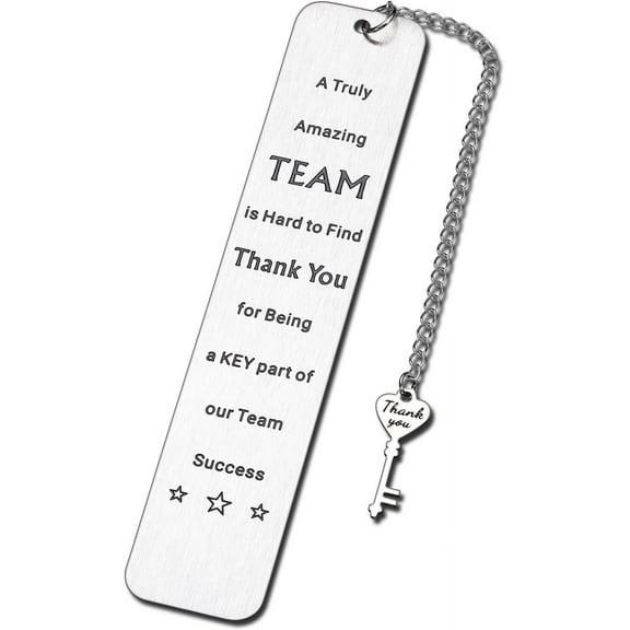 Team Gifts for Employee Anniversary Appreciation Gifts Bookmark Thank You Gift Bosses Day Gift for Men Women The Office Gift for Coworkers Boss Lady Leader Teachers Nurse Group Work Gifts Farewell