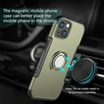 thumbnail image 3 of FIEWESEY for iPhone 13 6.1 Inch Case, Anti-Scratch Shockproof Case 360 Degree Rotation Finger Ring Holder Kickstand [Work with Magnetic Car Mount] for iPhone 13 6.1 Inch(Gold), 3 of 7