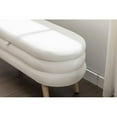 thumbnail image 5 of 44.8" Ottoman Bench, End of Bed Storage Bench with Built-in Storage Space, Solid Wood Leg Velvet Entryway Bench, 5 of 6