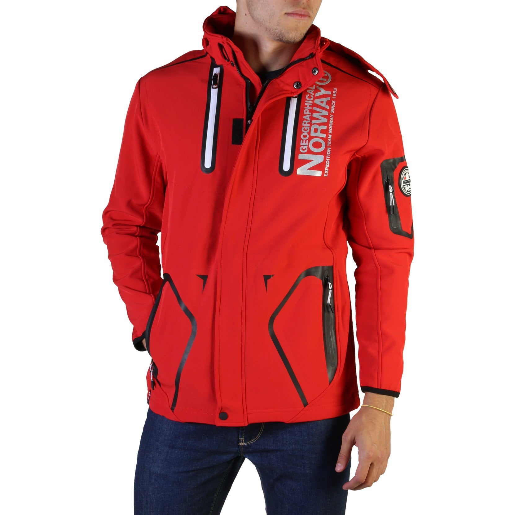 Geographical Norway Alpes, Chaqueta Bomber para Hombre, Negro