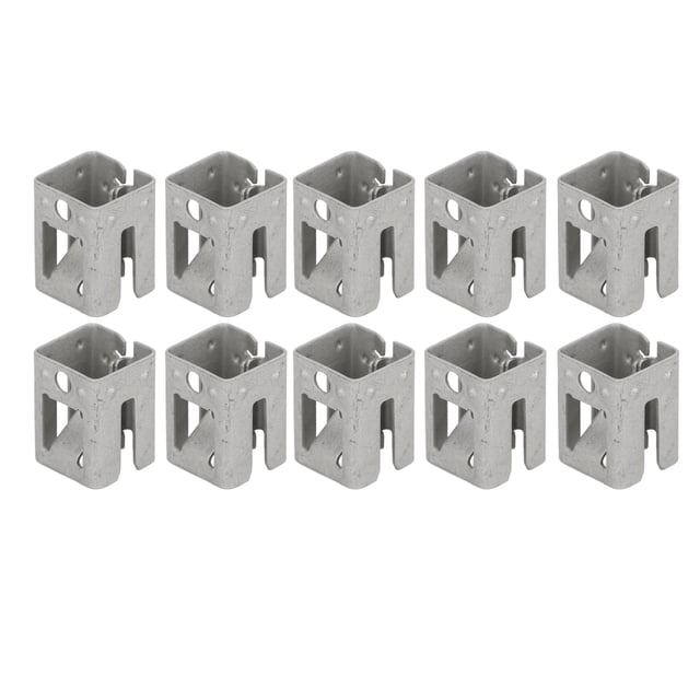 Solar Mounting Bracket 10Pcs Sping Steel Solar Brackets Durable High Safety for Maintenance