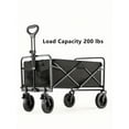 thumbnail image 7 of 1 Pcs Beach Foldable Wagon Cart, Heavy Duty Utility Collapsible Wagon With All-Terrain Wheels, Portable Beach Wagon, Load Capacity 200 Lbs, 7 of 7