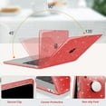 thumbnail image 6 of MOSISO MacBook Air 13 inch Case Compatible with 2022 2021 2020 2019 2018 Release A2337 M1 A2179 A1932, Sparkly Glitter Plastic Hard Case&Keyboard Cover&Screen Film&Webcam Cover&Type C, 6 of 7