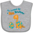 thumbnail image 3 of Inktastic I'm Gonna Be a Big Brother Dino Boys Baby Bib, 3 of 4