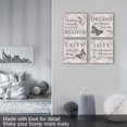 thumbnail image 4 of Black and White Butterfly Family Inspirational Canvas Wall Art Quotes Love Dream Faith Believe Bathroom Office Wall Decor Posters Picture Prints Framed Artwork Ready to Hang(12''''W x 12''''H x 4), 4 of 6
