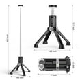 thumbnail image 3 of Camping Lights, IP44 Waterproof Camping Lantern, 20000mAh Rechargeable Lanterns for Camping, Telescopic and Collapsible Camping Tent Light for Car Repairing, Camping, Emergency Lantern(Black), 3 of 9