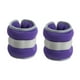 thumbnail image 2 of 2 pesas para muñecas y tobillos para hombres y mujeres, con correa ajustable, para brazos y piernas, para correr, trotar, fitness, entrenamiento de 1 kg morado, 2 of 8