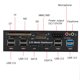thumbnail image 1 of Puertos multifunció USB 3.0 Hub Esata lector de Tarjetas interna Pach Medios del panel Audio frontal para sd ms cf tf m2 mmc las tarjetas de memoria se Ajustan A 5.25, 1 of 7
