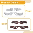 thumbnail image 4 of Cubierta de Tazón de Mango de Puerta Interior para Mazda CX60 2022-2024 Marco de Decoración de Mango de Puerta Interior Frontal Izquierdo Frontal Derecho Tono Plateado 4 Pcs, 4 of 6