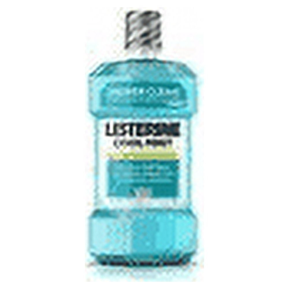 Listerine Cool Mint Antiseptic Mouthwash Bad Breath & Plaque 1.5L, 6-Pack