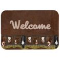 thumbnail image 1 of Carolines Treasures SB3058MP 7.75 x 9.25 In. Welcome Mat With Cows Mouse Pad- Hot Pad Or Trivet, 1 of 1