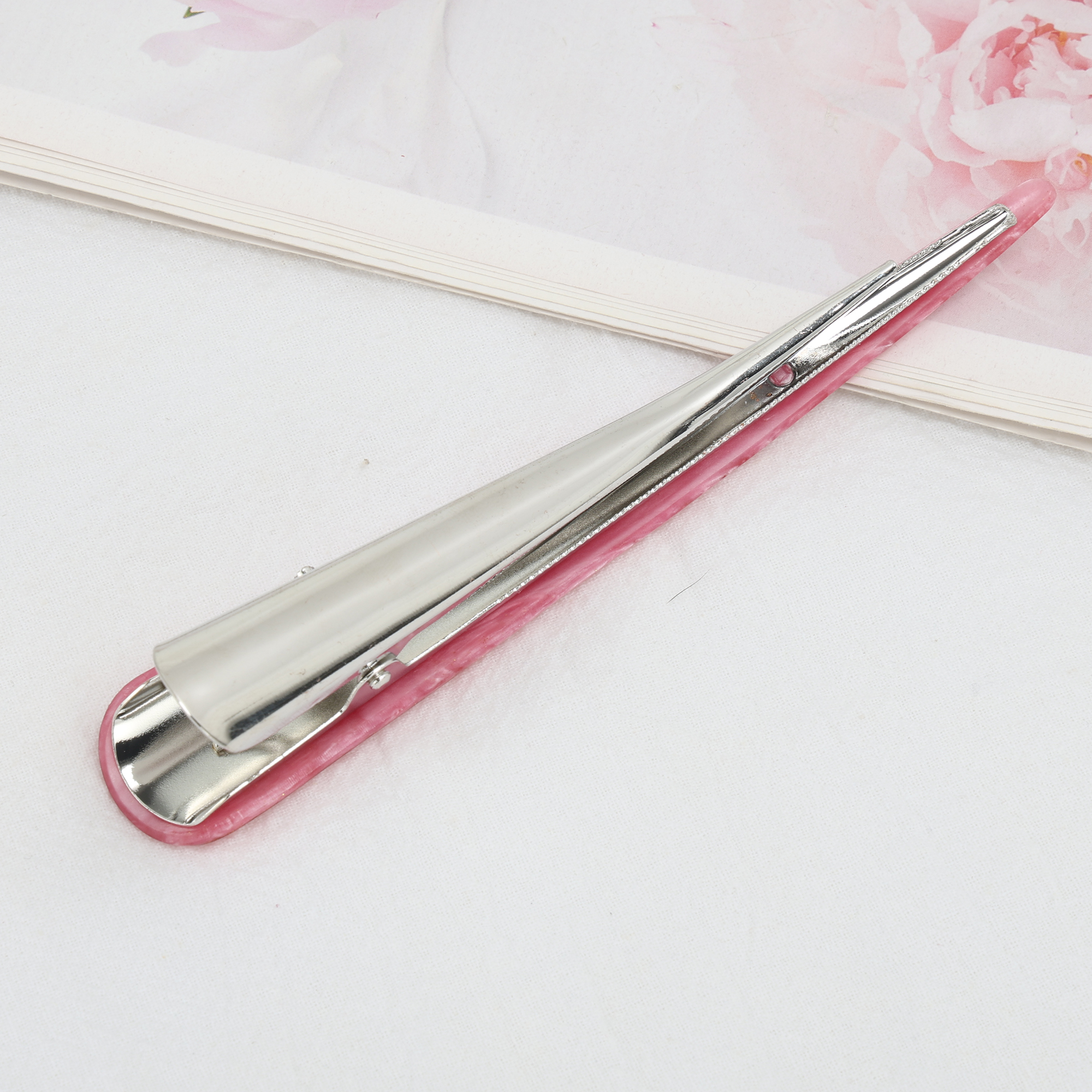 Unique Bargains Stylish Hairdos Everyday Use Fashion Acetic Acid Hair Clip Red