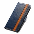 thumbnail image 6 of SaniMore Magnetic Clasp Wallet Case for iPhone 15 Plus with Cash & Card Slots, RFID Blocking Soft TPU + PU Leather Shockproof Protective Cover with Folio Flip Kickstand Shell, Darkblue, 6 of 15