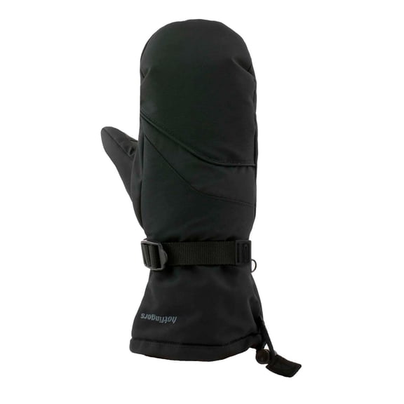 HOTFINGERS Snow-Line Ladies Waterproof Mittens, Color: Black, Size: L