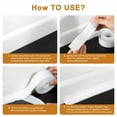 thumbnail image 5 of PVC Sealing Strip Tape for Bathroom Bath Toilet Kitchen Caulk Tape Self Adhesive Waterproof Mold Proof Tapes 1 Roll White Black, 5 of 10