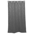 thumbnail image 3 of WEUVEB Grey Polyester Blackout Window Curtain Panel with Grommet for Bedroom and Living Room, 3 of 8