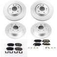 thumbnail image 2 of PowerStop Front and Rear Geomet Coated Brake Rotor and Pad Kit Fits: HYUNDAI KIA Select Models CRK7581, 2 of 5
