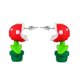thumbnail image 2 of Animal Bite Ear Studs Animal Soft Clay Pendientes Lindo Pendiente De Dibujos Animados Para La Colocación Diaria Kearding AP007541-04, 2 of 6