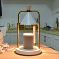thumbnail image 4 of Candle Candle Warmer Lamp Timing Function Adjustable Brightness Safe Iron Electric Candle Light For Room US Plug 110-240V, 4 of 8