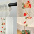 thumbnail image 6 of Tainini Clearance sale ! Christmas Kitchen Curtains ,Christmas Bathroom Curtains Window, Curtains for Xmas Holiday Decor,55x23in Tainini Clearance sale !, 6 of 6