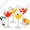4PCS, variant on Bird Bam Glasses, Drinking Bird Shaped glass Wine Glass 5oz/150ml Unique Creative Birds Cocktail Glass, Funny Clear Crystal Glasses, for Champagne, Mixed Drinks, Party, Wedding and Home Decor (4PCS)