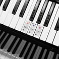 2 Sheets Piano Keyboard Sticker Electronic Decal Decals Stickers