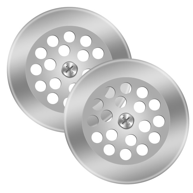Filtro para desagüe de bañera NEBOO PP826-64 de metal, 7,5 cm, con tornillo