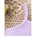 thumbnail image 6 of GXFC Kids Girls Summer Flare Pants Outfits Little Girls Sleeveless Ruffle Button Tank Tops+Butterfly Print Bell Bottom Pants Set Casual Clothes 2Pcs 4-7T, 6 of 7