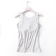 thumbnail image 4 of Camisola de manga corta para mujer con almohadilla para el pecho, sin aros de acero, ropa interior para yoga, pijamas deportivos para mujer, 4 of 6