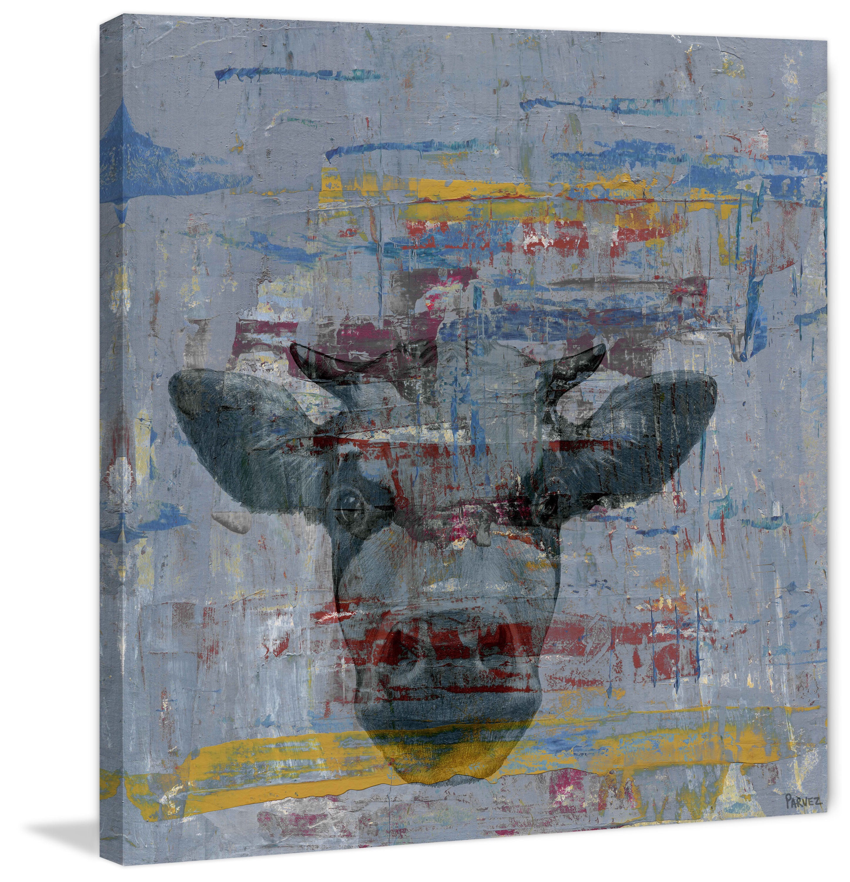 "Hey You" Painting Print on Wrapped Canvas