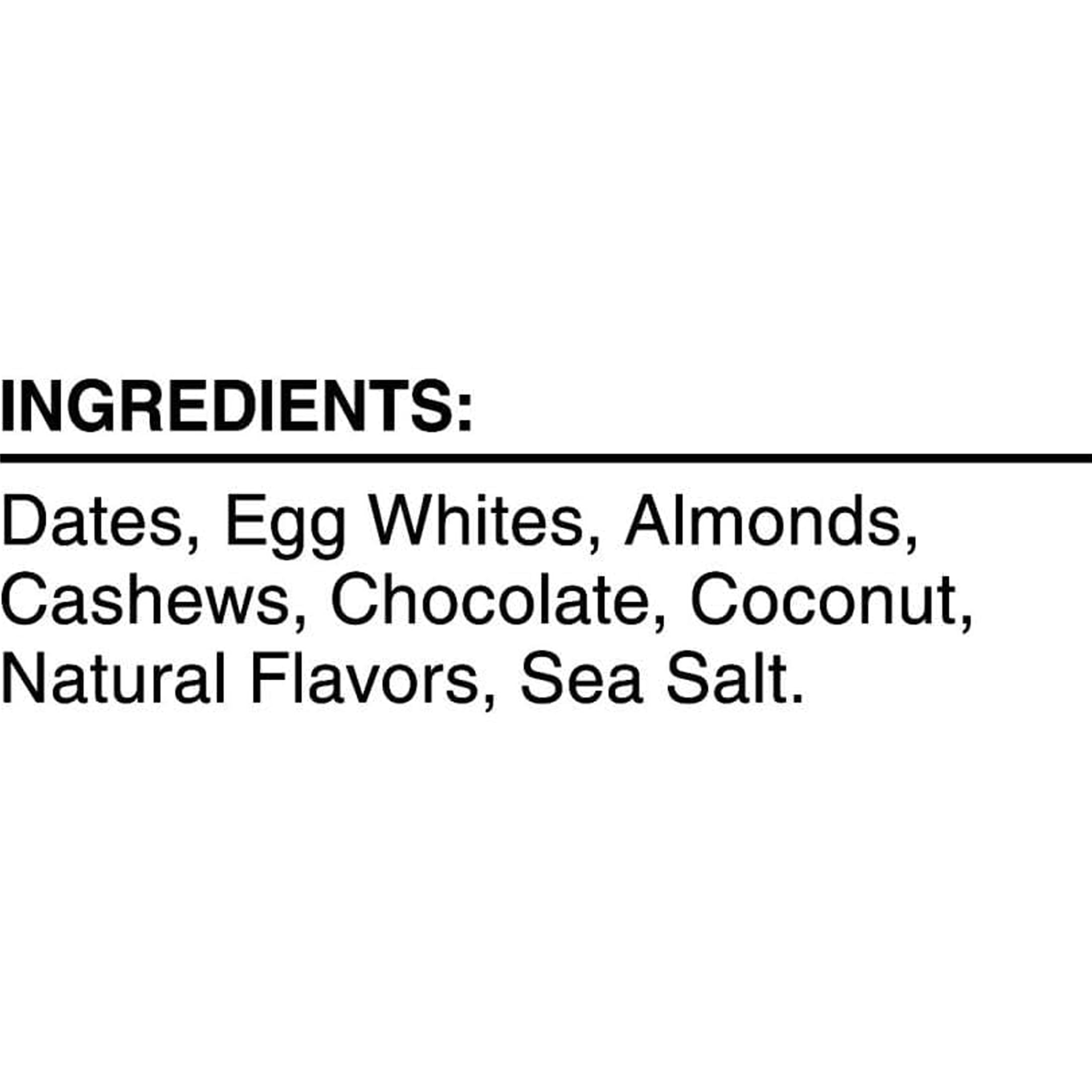 Protein Bars, Protein Snack, Snack Bars, Coconut Chocolate, 22oz Box (12 Bars)