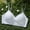 Sky Blue, variant on Women Shiny Glitter Thin Adjustable Strap V Neck Seamless Wireless Bra Smooth Molded Cup Buttery Soft High Stretch Invisible Natural Lift Skin Friendly Fashion Basic Lingerie Bra Black XL