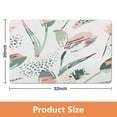 thumbnail image 2 of Abstract Pink Boho Non-Slip Bath Mat - Washable 20x32 inch Rug for Bathroom Elegance with Artistic Plant Design!, 2 of 5