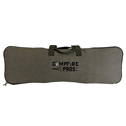 Deluxe Pie Iron Storage Bag, Padded With Straps, Fits Up To 4 Pie Irons. By Campfire Pros.