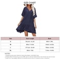 thumbnail image 2 of Traje de baño con cuello en V, vestido con cuello en V para mujer, traje de baño para mujer, traje de baño para playa, ropa de playa de manga corta, máxima eficiencia, 2 of 2