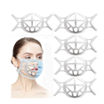 thumbnail image 4 of Soporte facial de silicona 3D, soporte protector facial para un espacio de respiración más cómodo, soporte protector de lápiz labial, mantiene el tejido fuera de la boca 5 piezas, 4 of 5