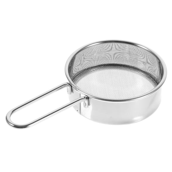 Dytern Flour Sieve Household Flour Sifter Handheld Flour Sieve Stainless Steel Powder Sifter,4.33"X2.56"X0.79"