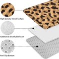 thumbnail image 5 of Beige and Black Leopard Pattern Bathroom Rugs Sets 3 Piece,Toilet Cover Set,Absorbent Non Slip Bathroom Mats Sets with U-Shaped Contour Rug Toilet Rug Set, 5 of 5