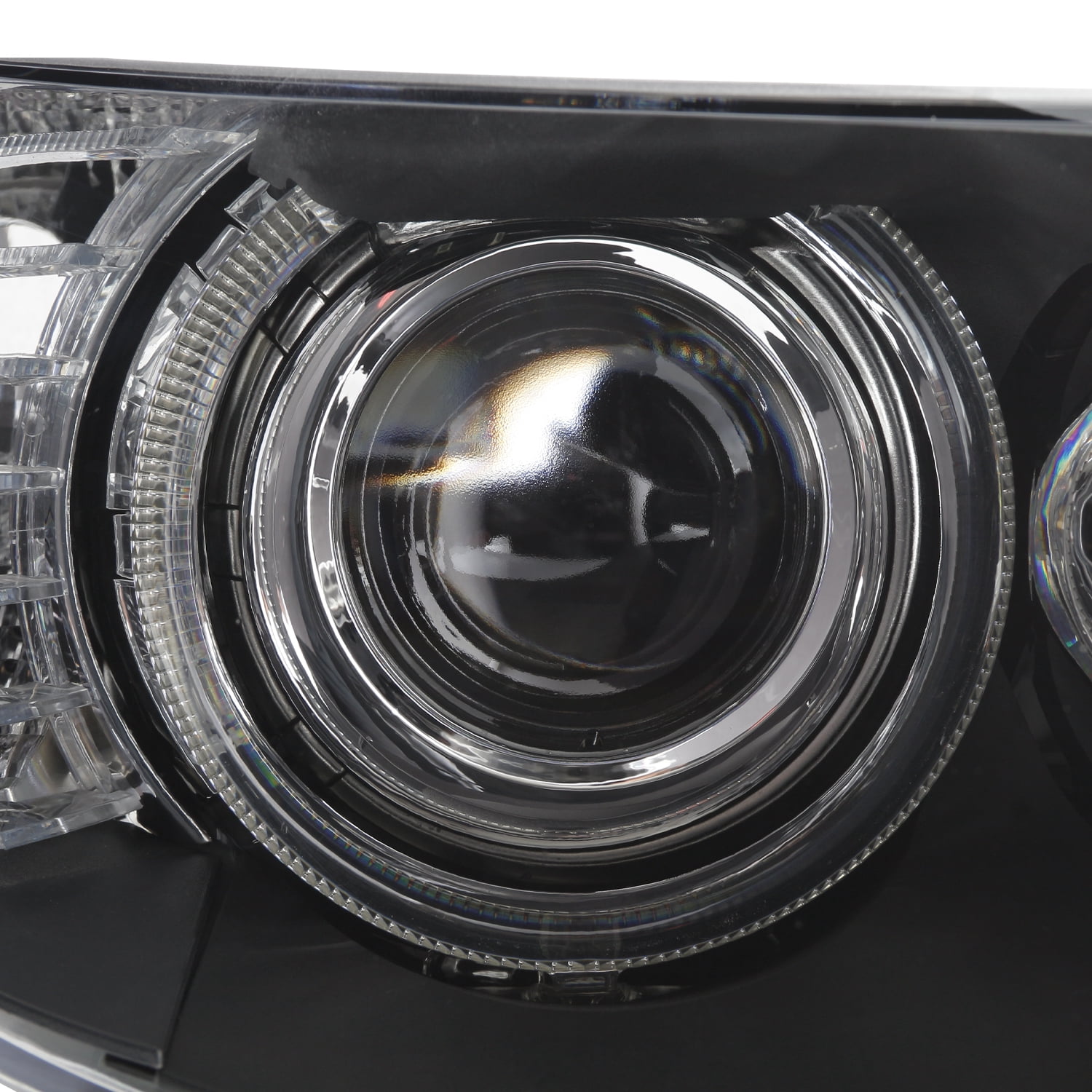 AKKON - Fit 2008-2010 BMW E60 E61 5-Series HID Models OE LED Rim Projector Headlights w/AFS - Right Passenger Side