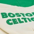 thumbnail image 6 of Men's Mitchell & Ness Cream Boston Celtics Hardwood Classics Chainstitch Premium Fleece Hoodie, 6 of 6