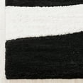 thumbnail image 3 of SAFAVIEH Florida Mirabelle Geometric Shag Area Rug, Black/Ivory, 8'6" x 12', 3 of 6