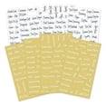 thumbnail image 1 of Advancent Clear 276Pcs Spice Labels Stickers Water Resistant for Glass Jars Canisters Type3 NO3, 1 of 6