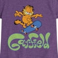 thumbnail image 3 of Garfield - Garfield Skater Logo - Toddler & Youth Girls Short Sleeve Graphic T-Shirt, 3 of 5